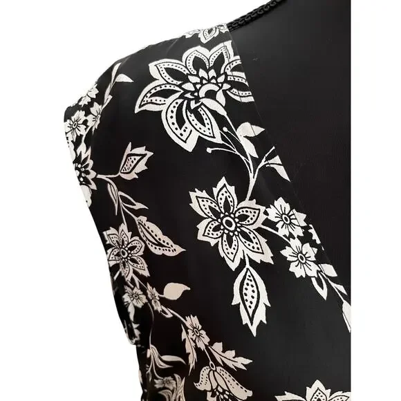 Shop Basic USA Floral V-Neck Maxi Dress - Women's Large - NWOT - Picture 6 of 9